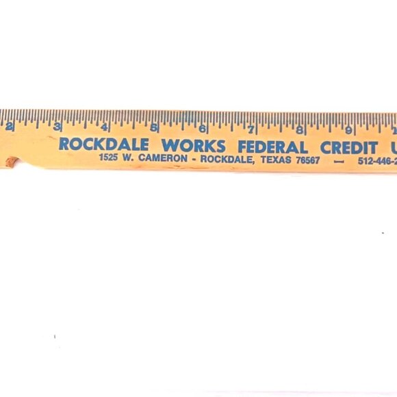 Wooden Vintage Rulers -Westcott-Senco Rockdale Works -15 + -Lot of 3 Made In USA - Picture 4 of 7